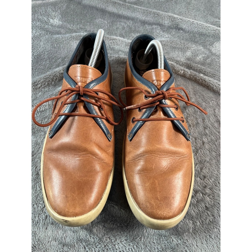 Camper Pursuit Shoes Mens 10/43 Brown Leather Low Top Casual Minimalist